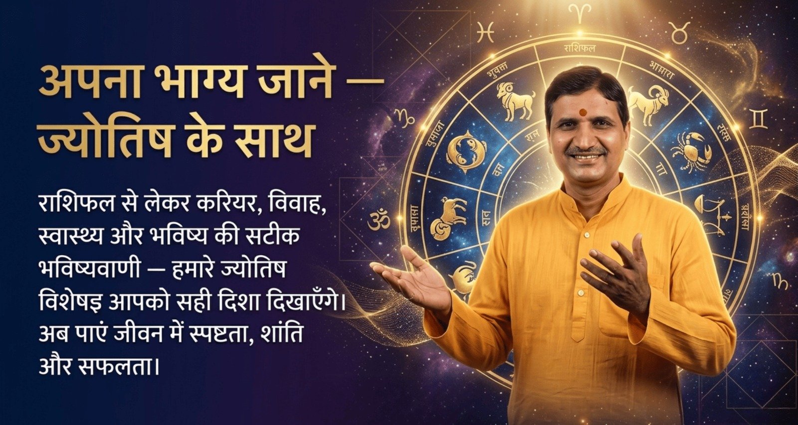 अपना भाग्य जाने — ज्योतिष के साथ