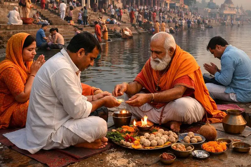 Rudra Abhishek Puja Ceremony at Shiva Temple